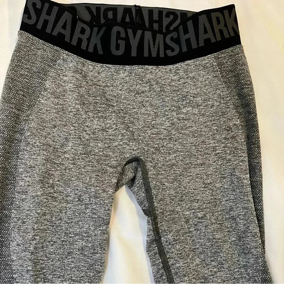 Gymshark Flex Contour Leggings Size Xs Charcoal Marl Black - Picture 3 of 8